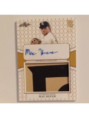 Mac Heuer  1/6 Authentic Signature Relic Leaf 2022